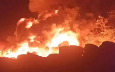 El incendio ocurri� el barrio Defensores del Chaco de Pedro Juan Caballero.