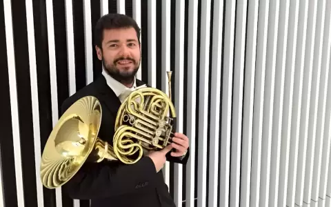 Pedro Salazar, cornista.