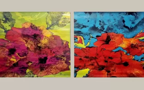 Obras de Nannina Gallupi en Art Expo New York 2025.