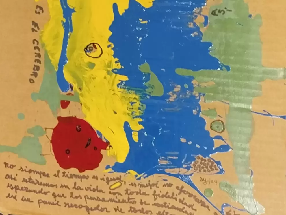 Ángel Yegros, obra de la muestra Question Mark. Detalle