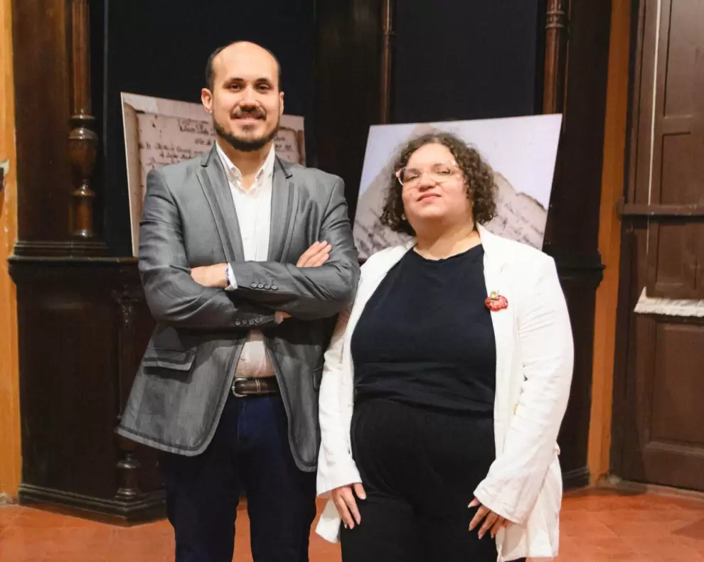 Luis Ocampos y Leticia Alvarenga.