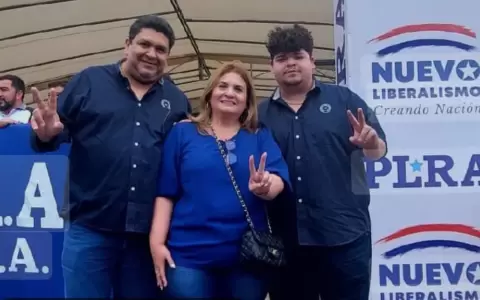 Marcelo Salinas, Carolina Aranda y su nepo baby que ya est� mejor en la Itaip�, Mauricio Sebasti�n Salinas Aranda.