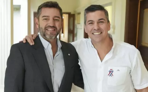 El presidente de la Rep�blica, Santiago Pe�a, se mostr� junto a su vice, Pedro Alliana.