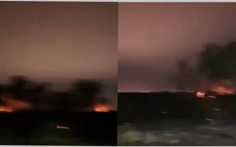 Incendio ruta Luque- San Bernardino.