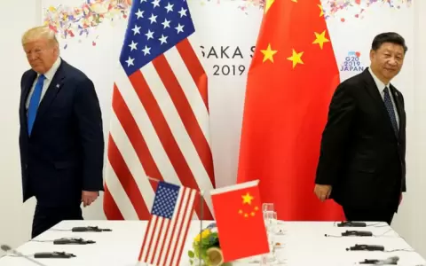 Donald Trump, presidente de los Estados Unidos y Xi Jinping, presidente de China.