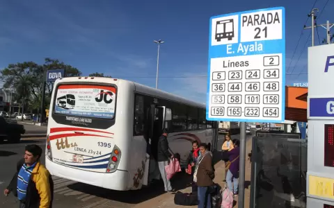 Transporte p�blico en crisis.