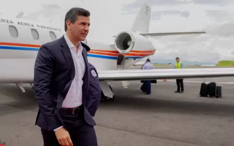 Santiago Pe�a de viaje.