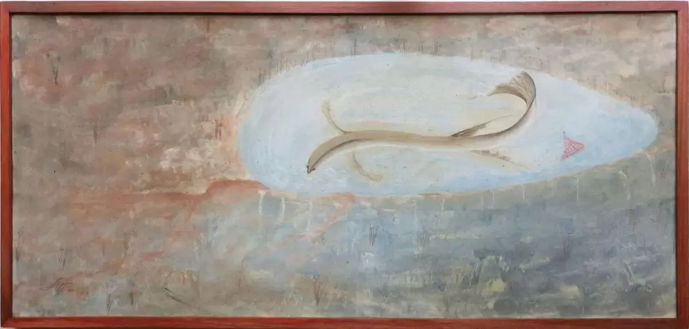 Obra que ser� exhibida en la muestra "Fugas en Nino".