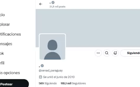 Cuenta de la Senad est� hackeada desde hace dos meses.