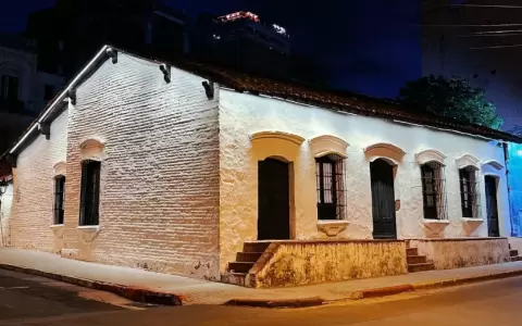 Nuevo sistema de iluminaci�n de la Casa de la Independencia.