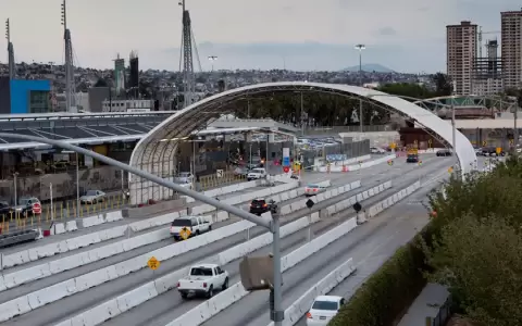 Puesto fronterizo de San Diego, California, Estados Unidos.