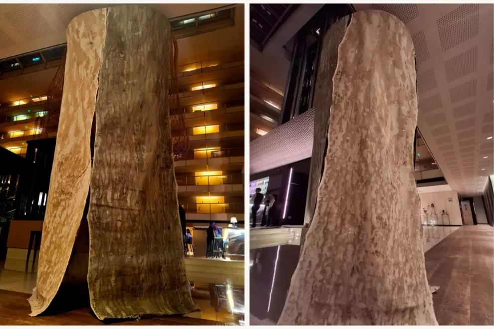Marcos Benítez, obra expuesta en la muestra "Tocando lo intangible".
