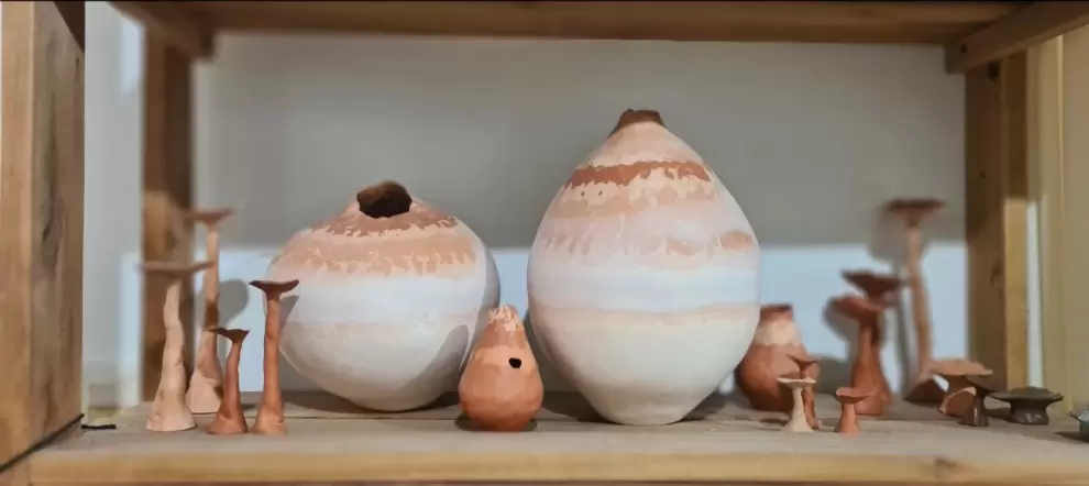 Natalia Roger, obras de la muestra ""Tocando lo intangible".