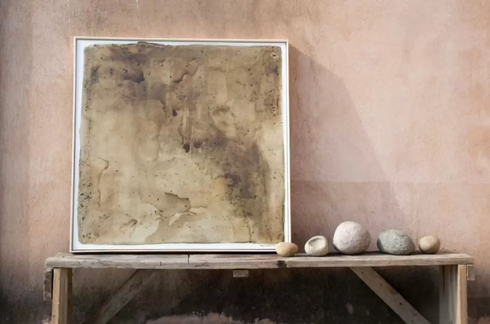 Inés Pasman, obra de la muestra "Tocando lo intangible". Cortesía