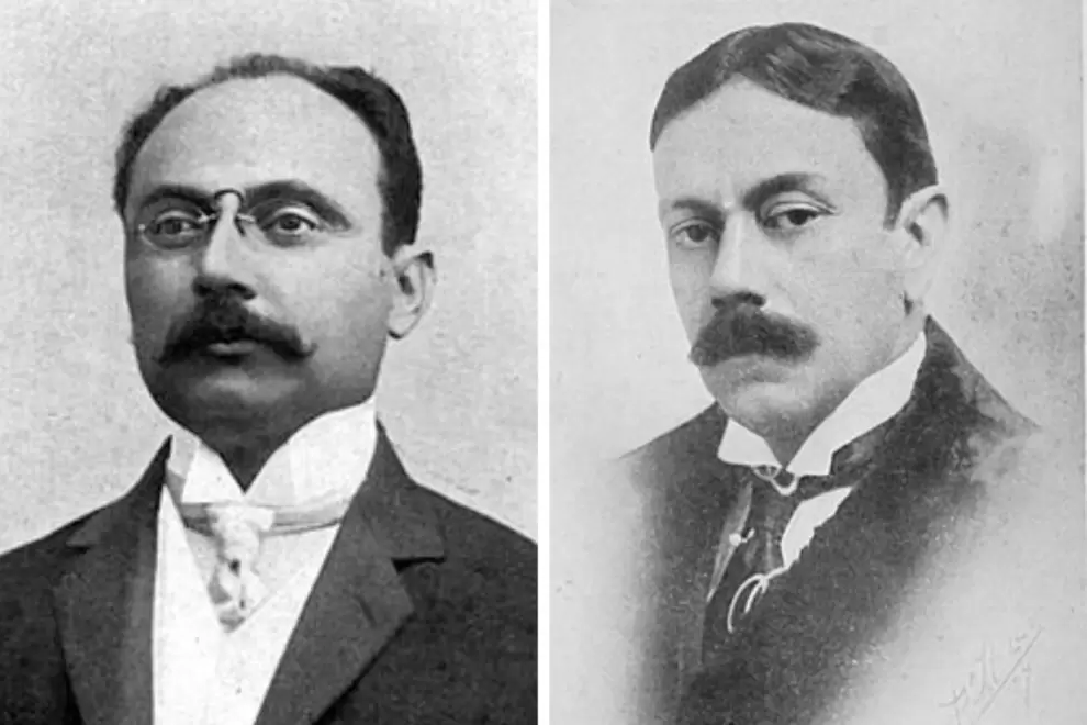 Cecilio B�ez y Arsenio L�pez Decoud. Cortes�a