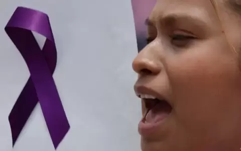 Colectivos feministas se manifiestan en Ciudad de M�xico.