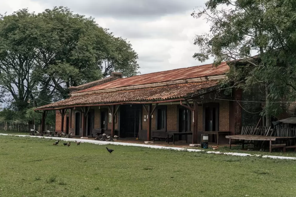 Ex estación del tren de San Salvador, Guairá.