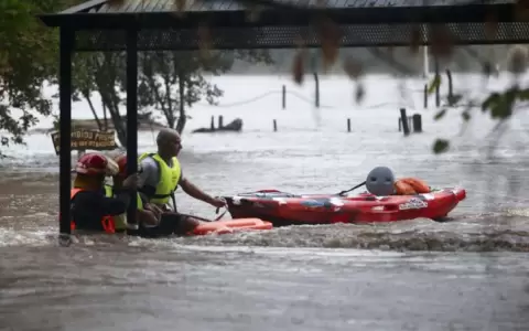 Inundaciones en Argentina.