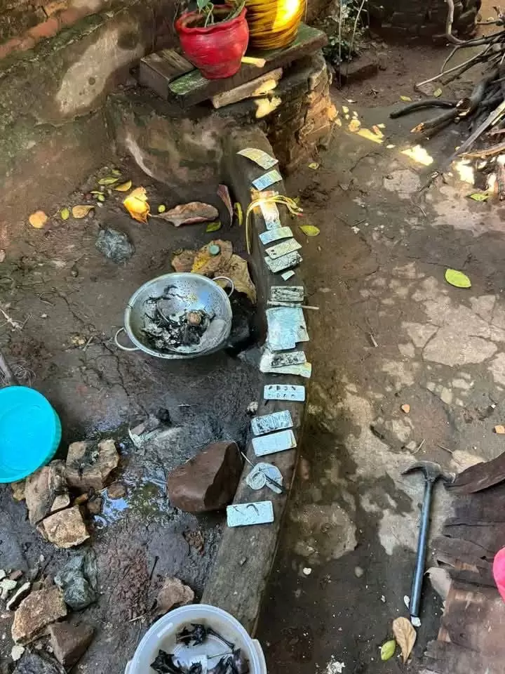En el lugar se encontraron evidencias.