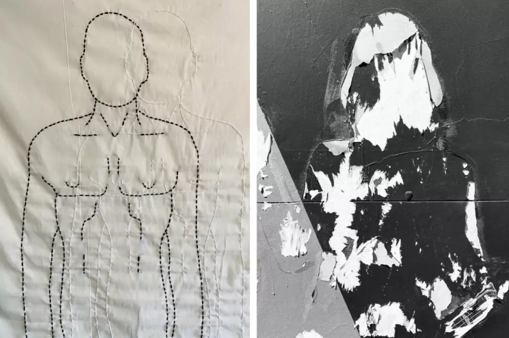 Enrique Espínola, obras de la muestra "Pretérito imperfecto, futuro perfecto" . Cortesía