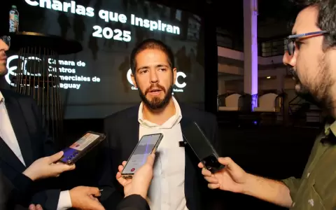Presidente de la C�mara de Centros Comerciales del Paraguay (CCCPY), Andr�s Kemper.