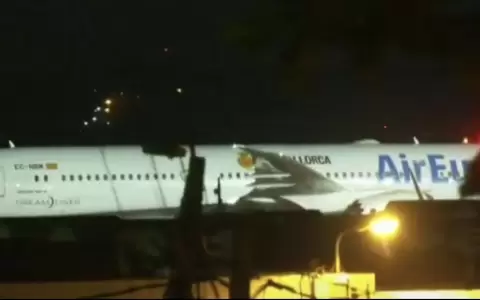 Avi�n de Air Europa que trajo a la pr�fuga.