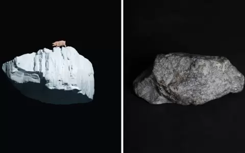 Laura Mandelik, obras que ser�n exhibidas en la muestra "Meteora" (detalle).