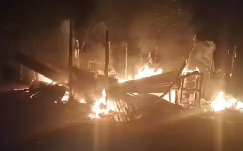 Incendio en una vivienda de CDE.