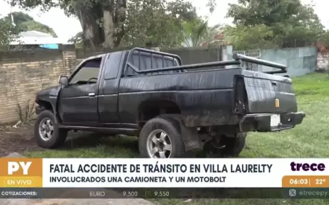 El conductor de la camioneta dio positivo.