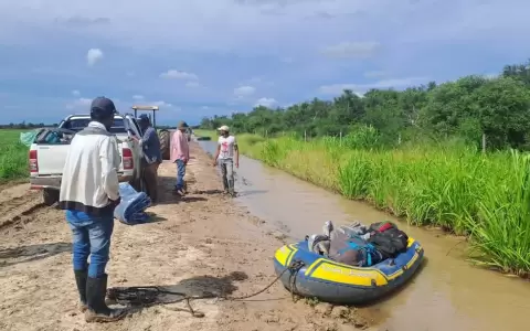 Muchas zonas del departamento de Alto Paraguay quedaron sin acceso por las lluvias y falta de camino todo tiempo.