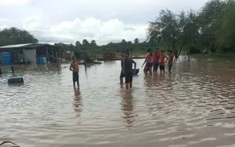 Chaco bajo agua.