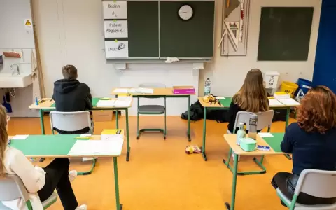 Examen de bachillerato ('Abitur') en una escuela secundaria alemana.