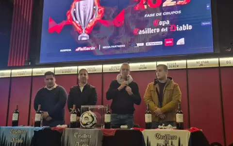 Ram�rez D�az de Espada present� la primera edici�n de la Copa Casillero del Diablo, torneo de f�tbol.