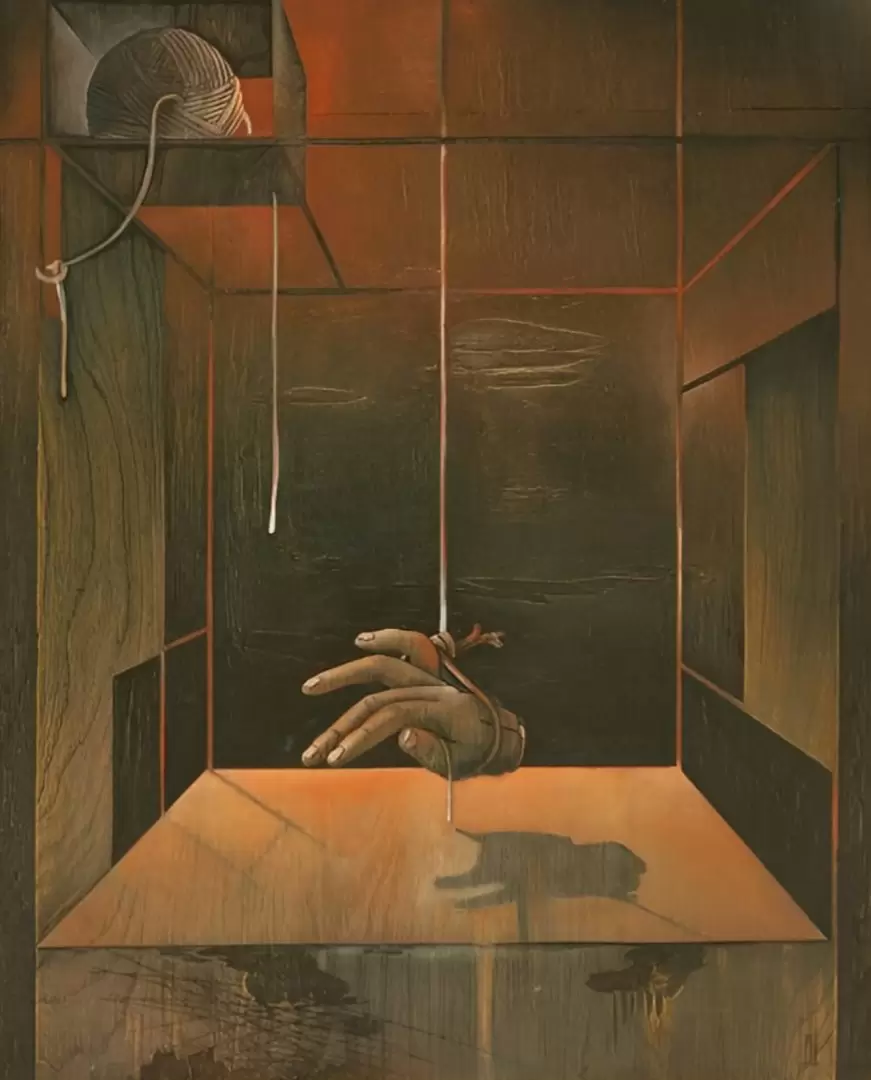 Obra de la muestra "Casi nadie". Cortes�a