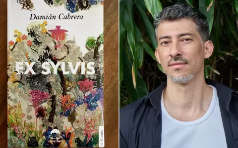 Tapa de "Ex Sylvis" de Dami�n Cabrera. Editorial Azogue, 2025.