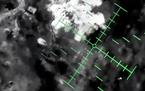 Imagen referencial. Un dron ucraniano ataca posiciones invasoras en Zaporiyia.