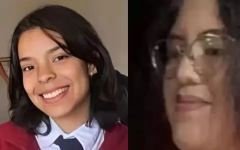 Mikhaela Chiara Yasy Rol�n Melgarejo (der.), de 19 a�os, imputada en la causa que investiga el feminicidio de Mar�a Fernanda Ben�tez (izq.).
