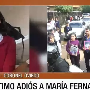 Coronel Oviedo despide a Fernanda Ben�tez y exige justicia