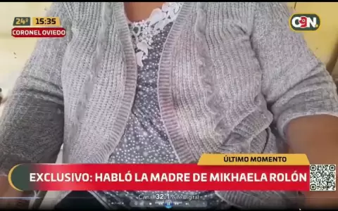 Madre defendi� a su hija en medio de l�grimas.