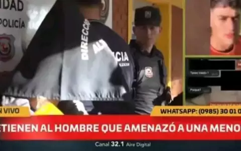 Lorenzo Gonz�lez ya est� a disposici�n del Ministerio P�blico, tras amenazar a una menor.