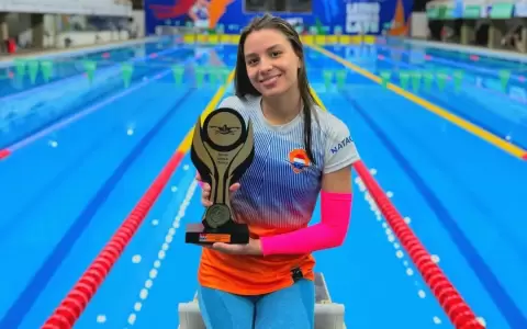Fiorella Mateos, el nombre que resuena en la piscina paraguaya
