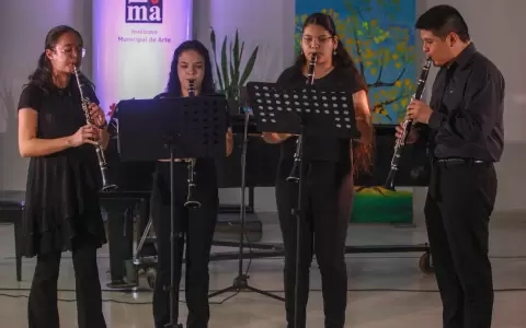 Taller de clarinete dirigido por Jos� Cabrera.