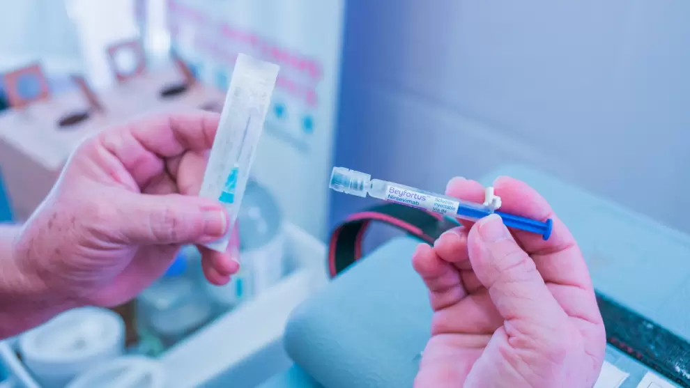 Vacunación de nirsevimab. Foto: Gentileza.