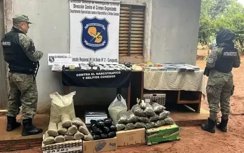 El Ministerio P�blico dispuso el secuestro de la droga y todos los elementos de inter�s para la causa.