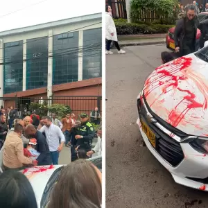 Atentado contra senador y precandidato presidencial colombiano en un acto pol�tico en Bogot�