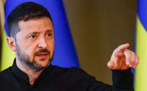 Presidente de Ucrania, Volodimir Zelensky.