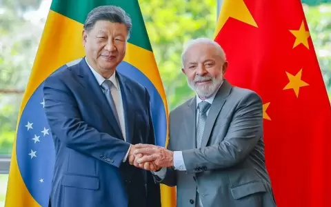 Xi Jinping y Lula da Silva.