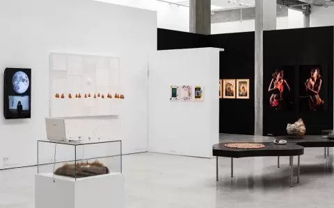 Vista de sala de una de las exposiciones de Creadoras.