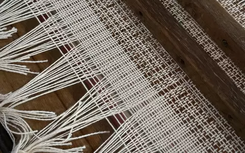 Obra textil de ovecha rague.