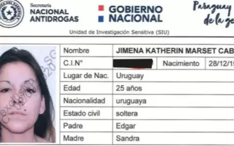 Jimena Marset, hermana del narcotraficante uruguayo Sebasti�n Marset, fue detenida mientras caminaba por las calles de Madrid.